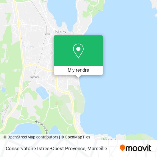 Conservatoire Istres-Ouest Provence plan