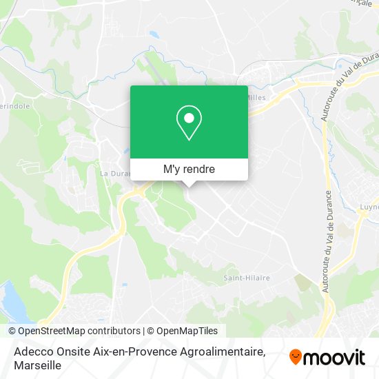 Adecco Onsite Aix-en-Provence Agroalimentaire plan