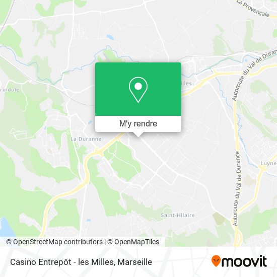 Casino Entrepôt - les Milles plan
