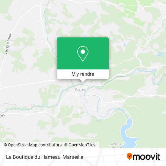 La Boutique du Hameau plan