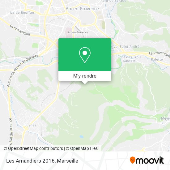 Les Amandiers 2016 plan