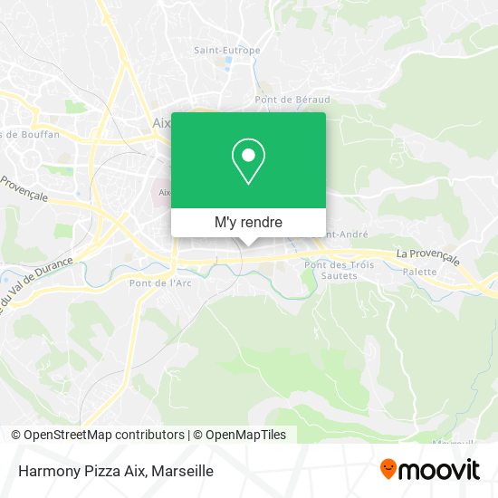Harmony Pizza Aix plan