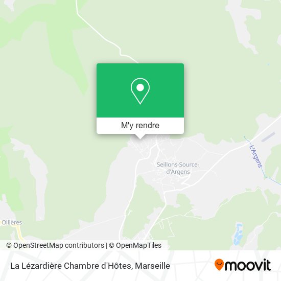 La Lézardière Chambre d'Hôtes plan