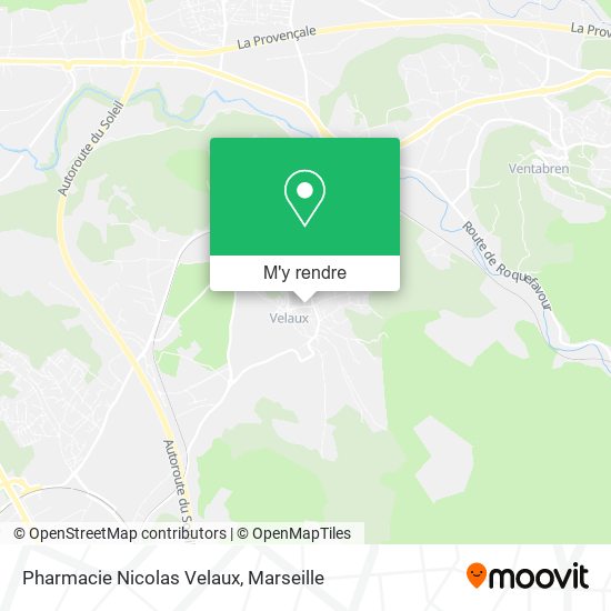 Pharmacie Nicolas Velaux plan