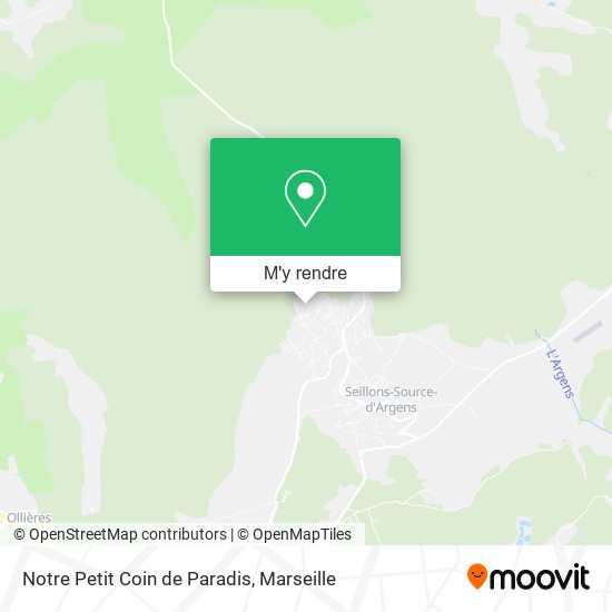 Notre Petit Coin de Paradis plan