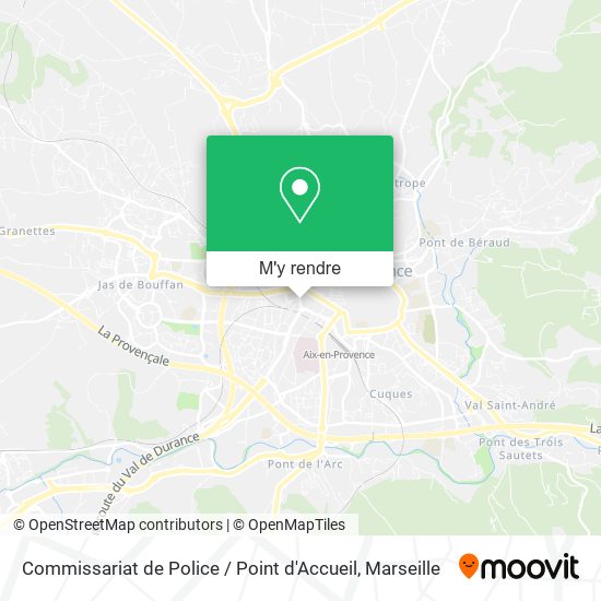 Commissariat de Police / Point d'Accueil plan