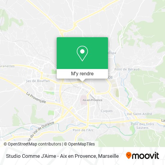 Studio Comme J'Aime - Aix en Provence plan