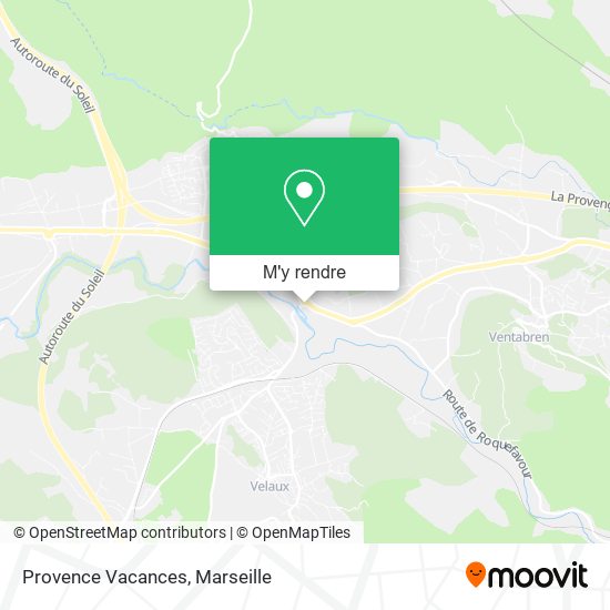 Provence Vacances plan