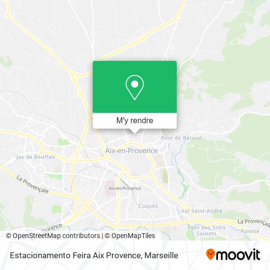 Estacionamento Feira Aix Provence plan
