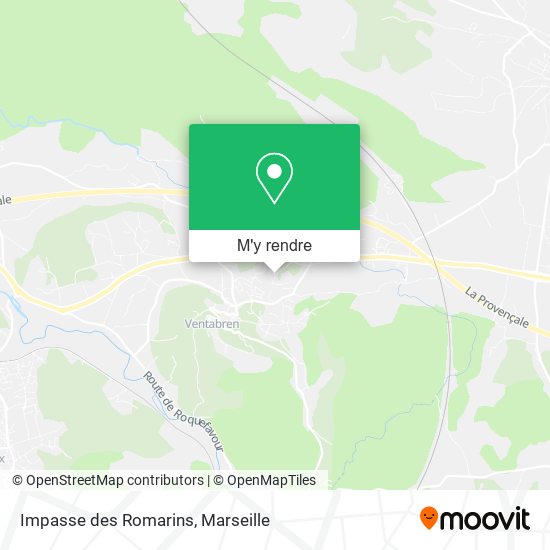 Impasse des Romarins plan