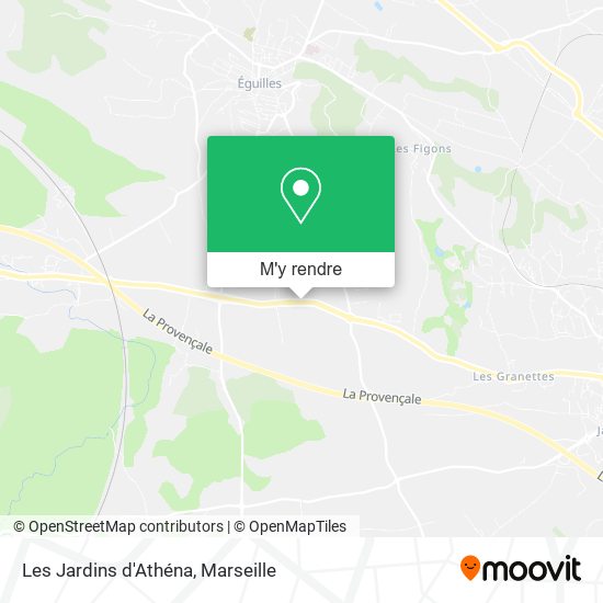 Les Jardins d'Athéna plan
