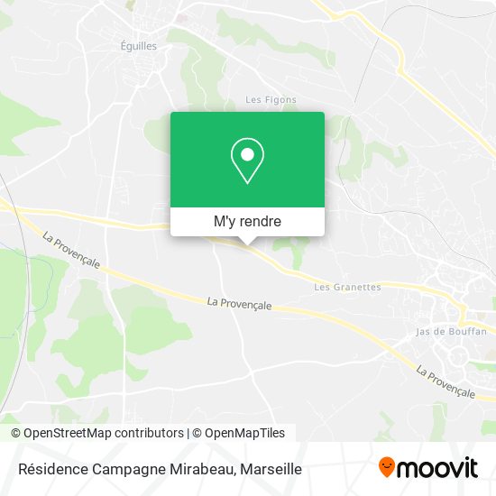 Résidence Campagne Mirabeau plan