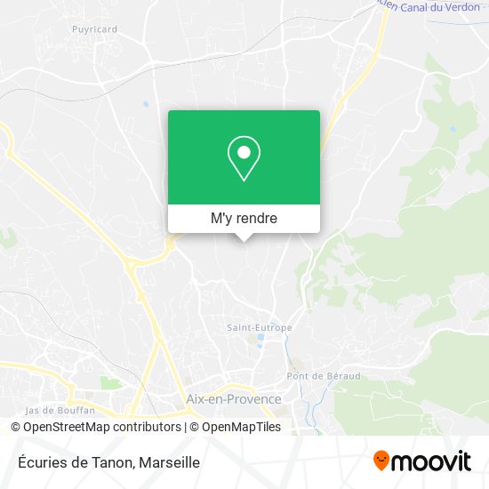 Écuries de Tanon plan