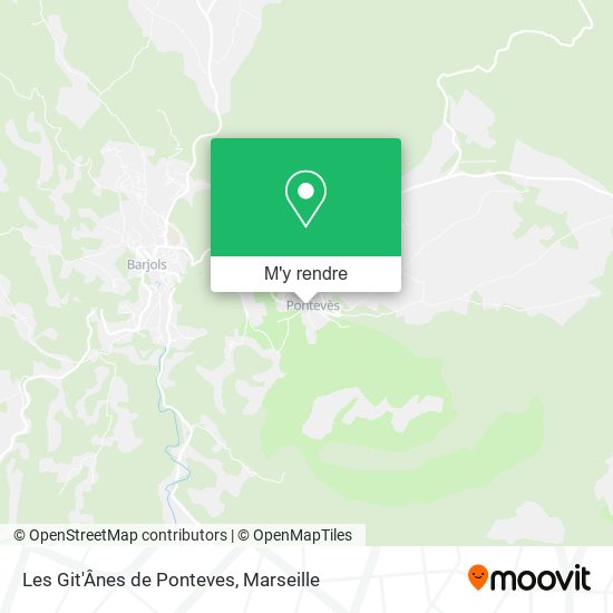 Les Git'Ânes de Ponteves plan