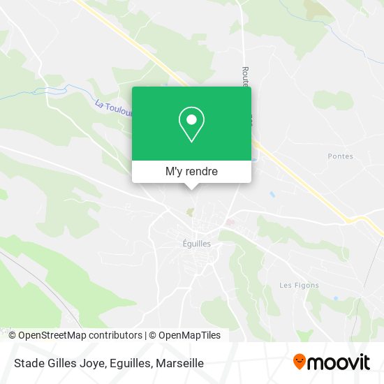Stade Gilles Joye, Eguilles plan