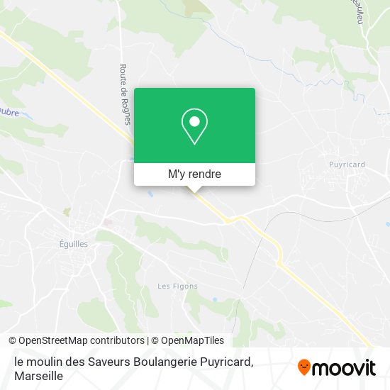 le moulin des Saveurs Boulangerie Puyricard plan