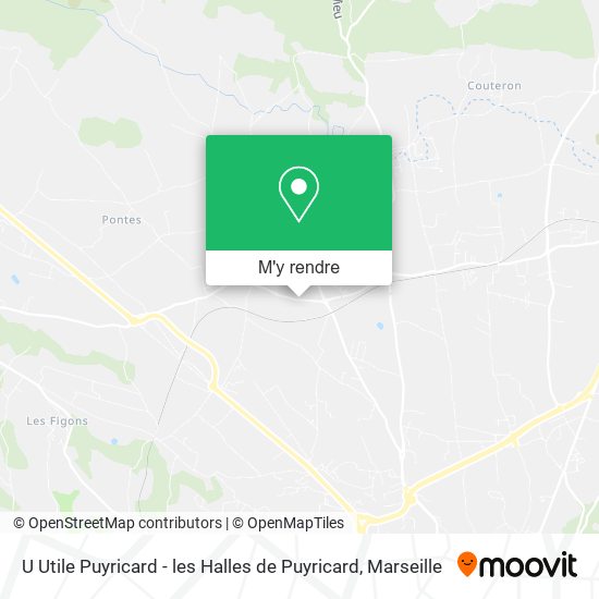 U Utile Puyricard - les Halles de Puyricard plan