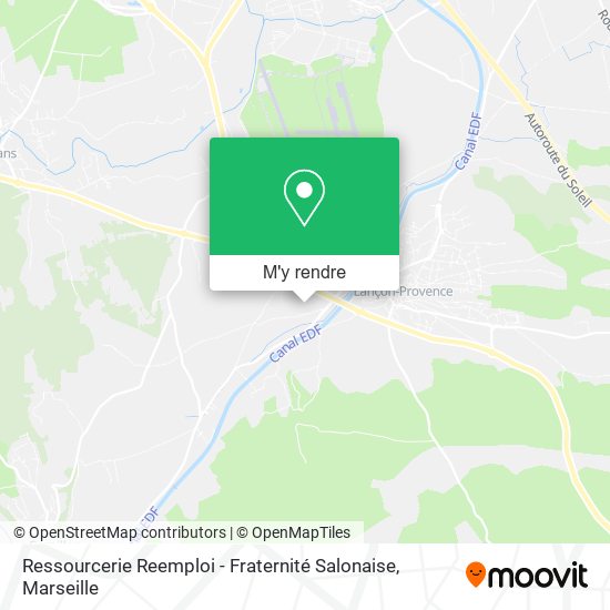 Ressourcerie Reemploi - Fraternité Salonaise plan