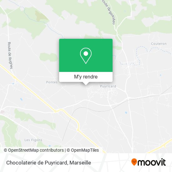 Chocolaterie de Puyricard plan