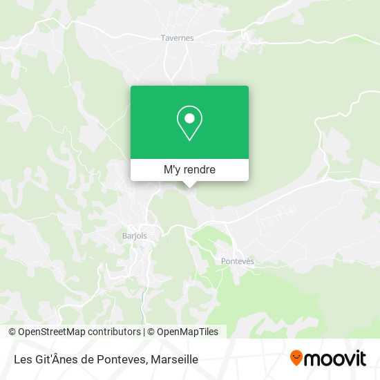 Les Git'Ânes de Ponteves plan