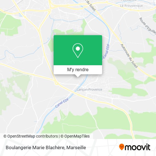 Boulangerie Marie Blachère plan