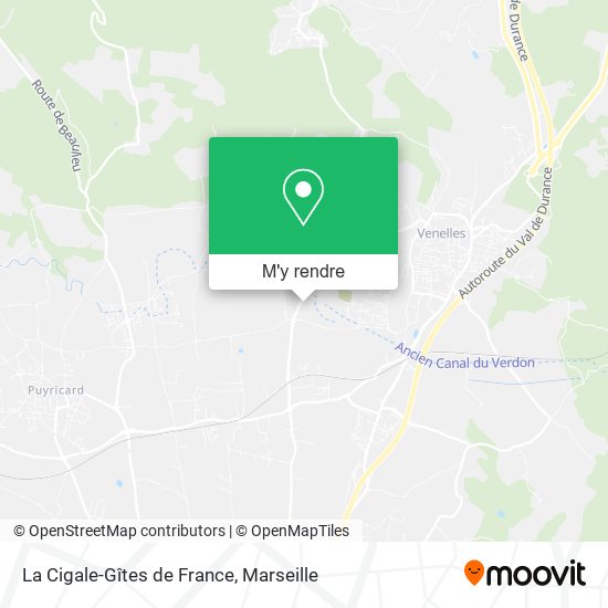 La Cigale-Gîtes de France plan