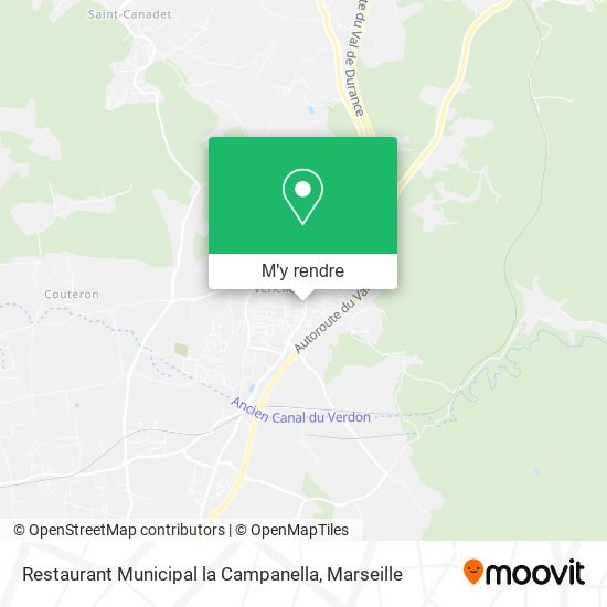Restaurant Municipal la Campanella plan