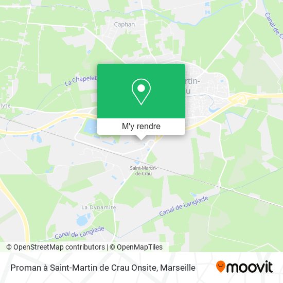 Proman à Saint-Martin de Crau Onsite plan