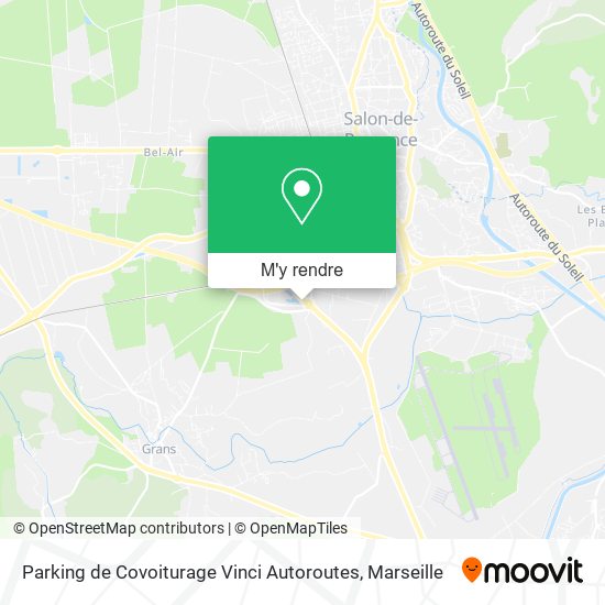 Parking de Covoiturage Vinci Autoroutes plan