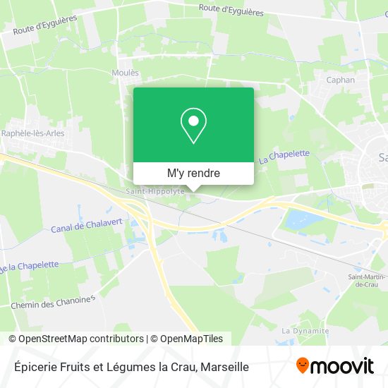 Épicerie Fruits et Légumes la Crau plan