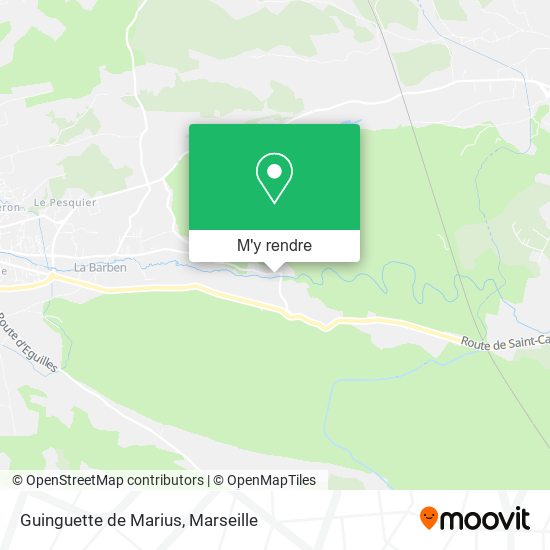 Guinguette de Marius plan