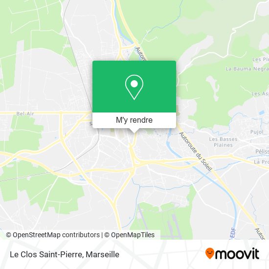 Le Clos Saint-Pierre plan