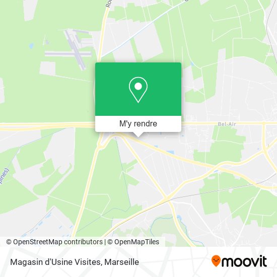 Magasin d'Usine Visites plan