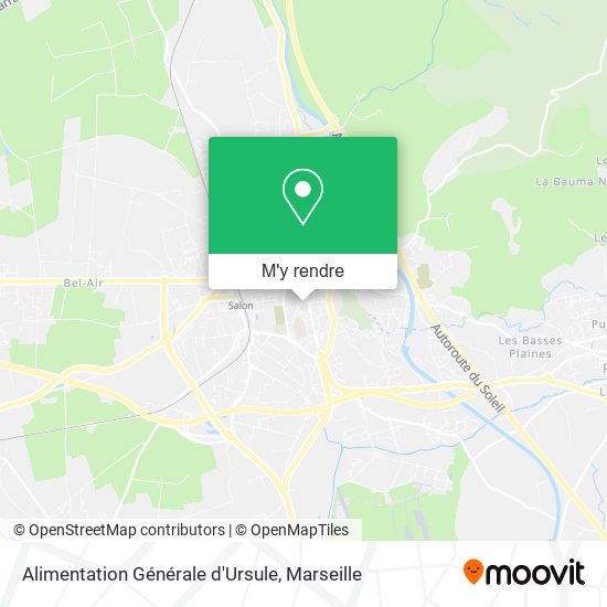 Alimentation Générale d'Ursule plan