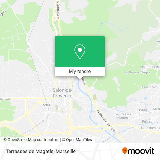 Terrasses de Magatis plan