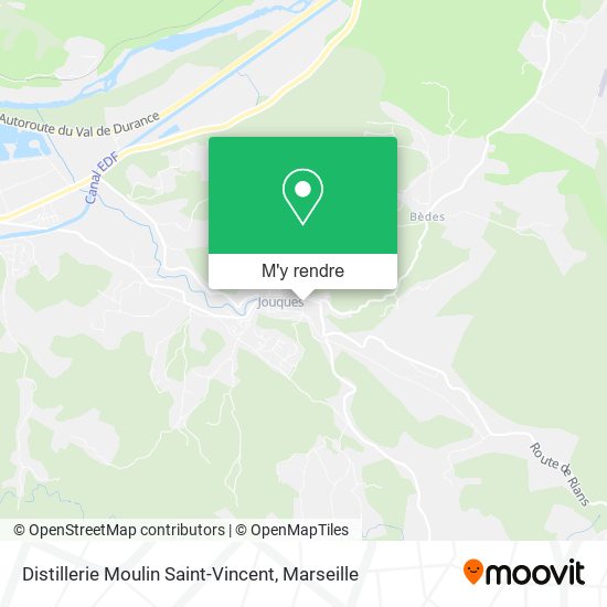 Distillerie Moulin Saint-Vincent plan