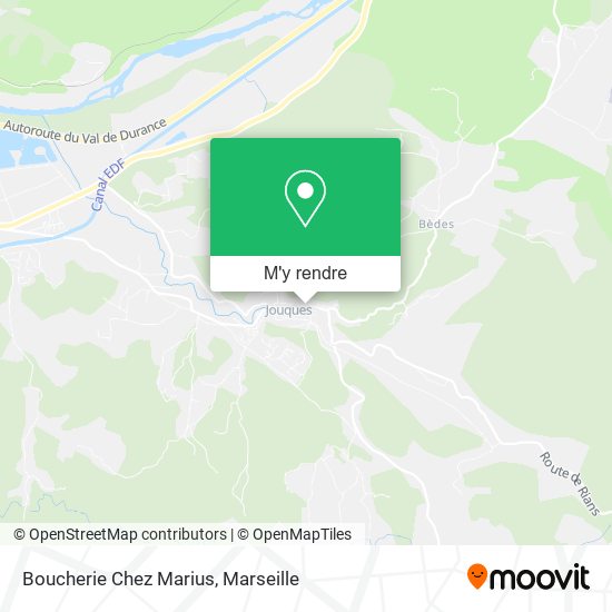 Boucherie Chez Marius plan