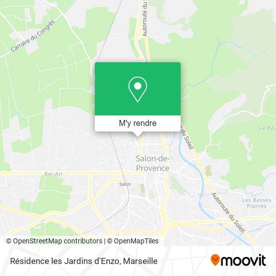 Résidence les Jardins d'Enzo plan