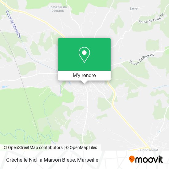 Crèche le Nid-la Maison Bleue plan