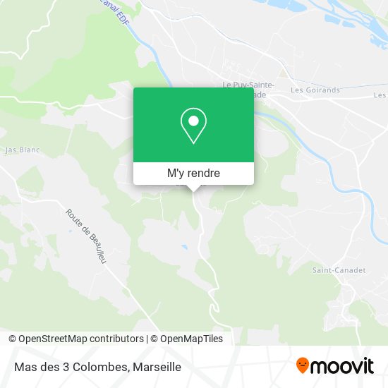 Mas des 3 Colombes plan