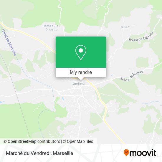 Marché du Vendredi plan