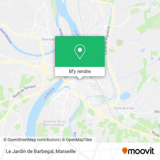 Le Jardin de Barbegal plan