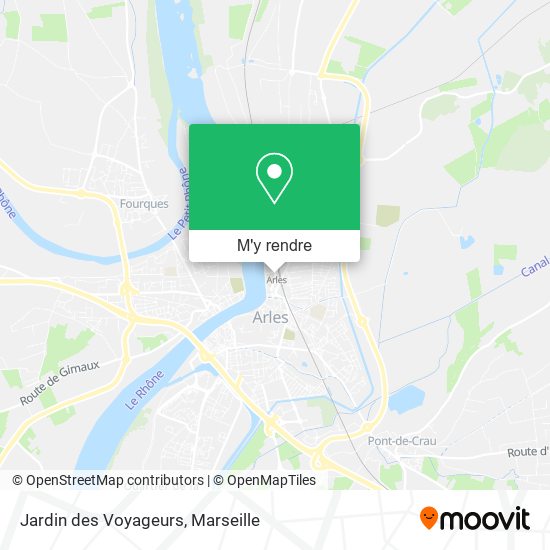Jardin des Voyageurs plan