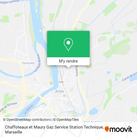 Chaffoteaux et Maury Gaz Service Station Technique plan
