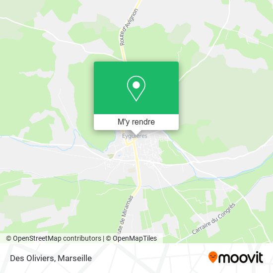 Des Oliviers plan