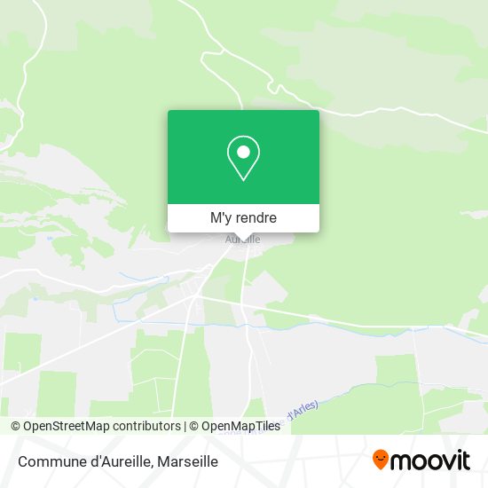 Commune d'Aureille plan