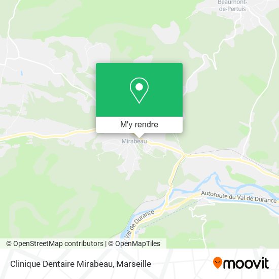 Clinique Dentaire Mirabeau plan