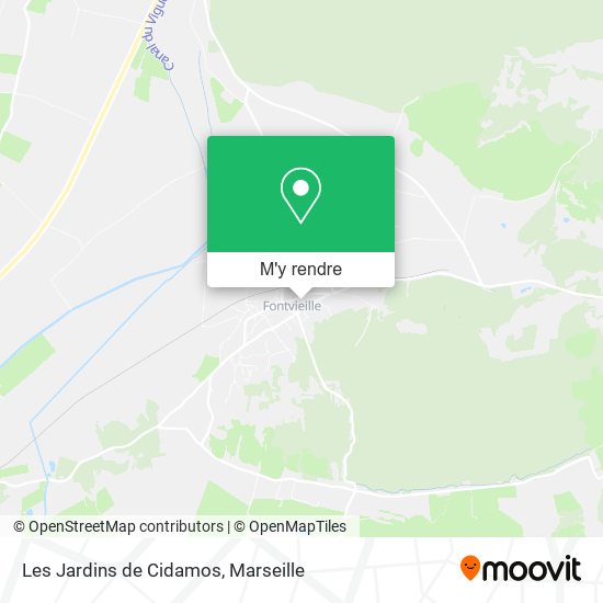 Les Jardins de Cidamos plan