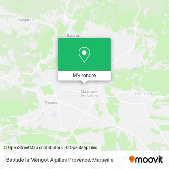 Bastide la Mérigot Alpilles Provence plan