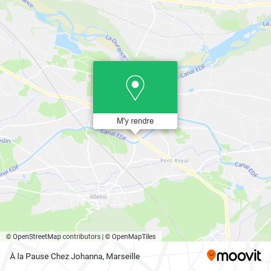 À la Pause Chez Johanna plan